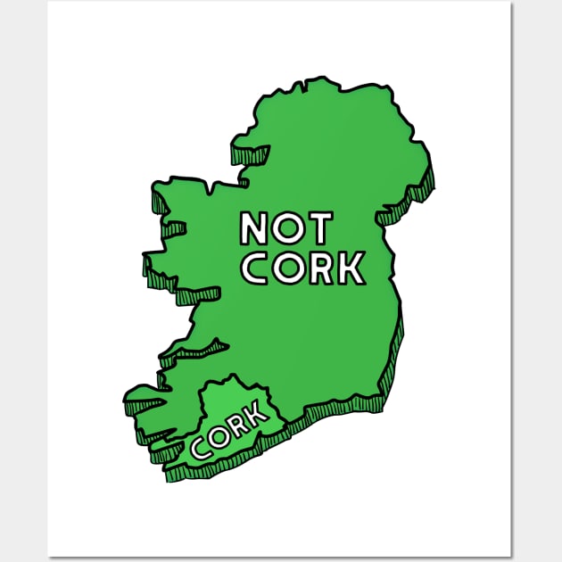 Cork/Not Cork - Rebel County Wall Art by feck!